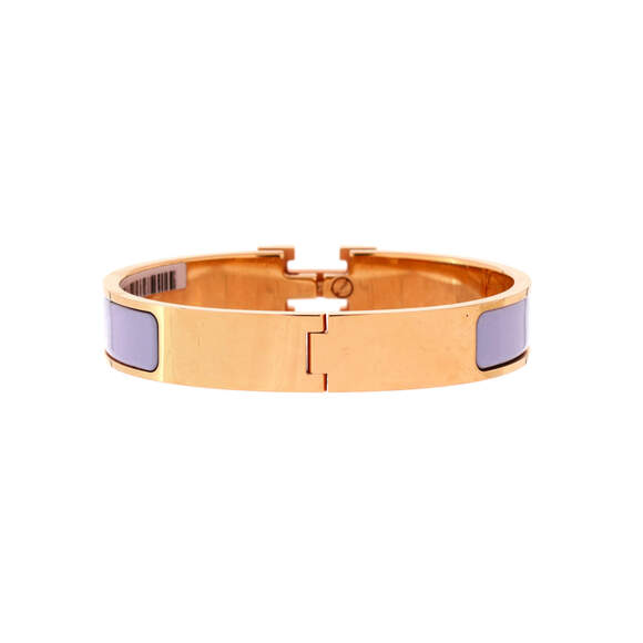 Hermes Narrow Clic H Bracelet Enamel - Picture 2 of 3
